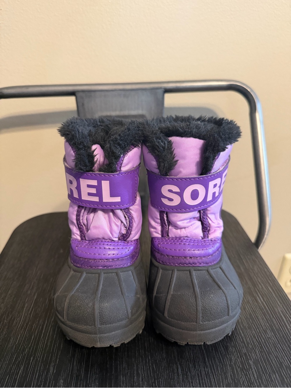 Sorel Snow Commander Toddler Boots Kids Size 4 Purple Gumdrop Winter - Picture 2 of 10